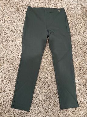 MICHAEL Michael Kors Dark Green Slim Dress Pants